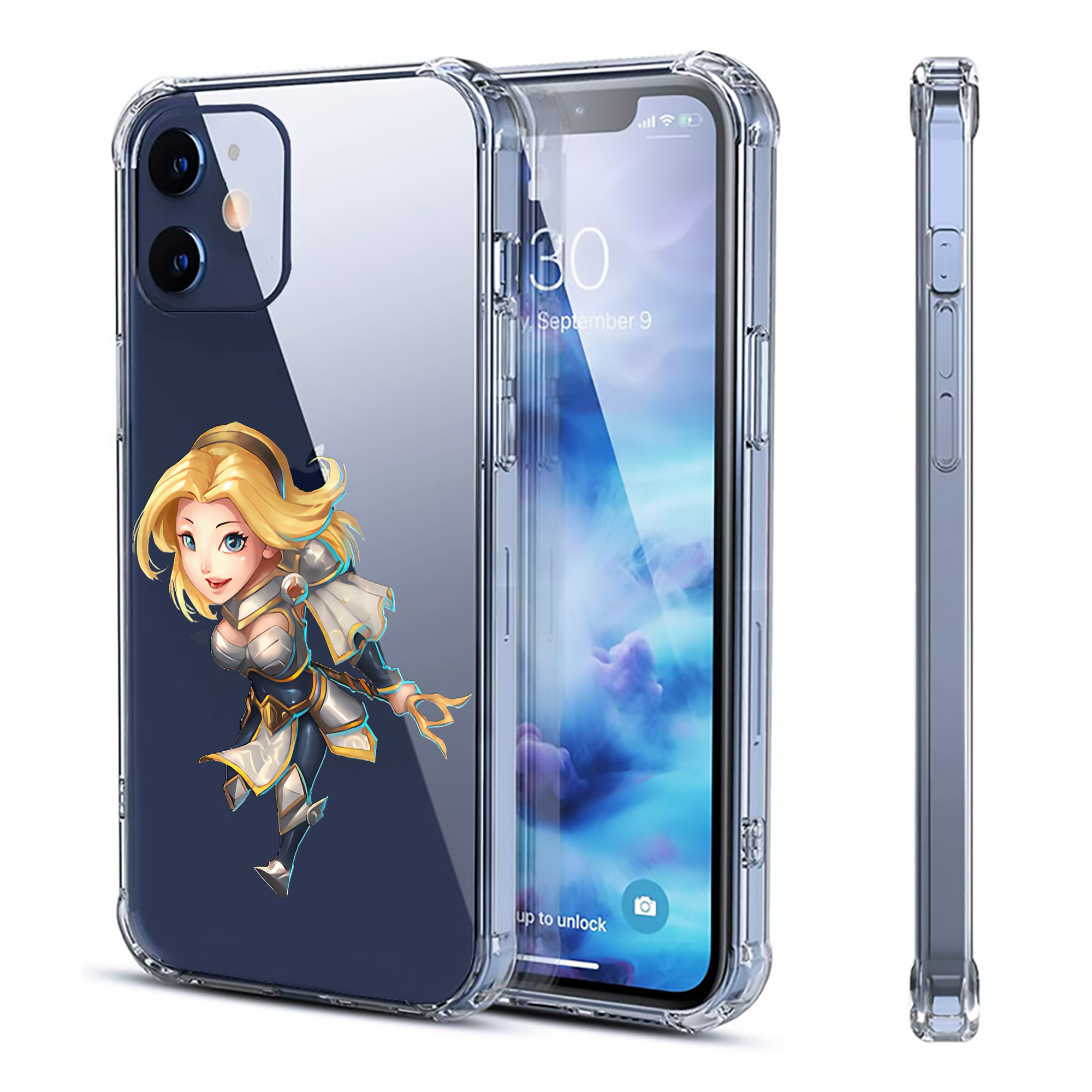 （画像用） リーグ・オブ・レジェンド League of Legends LOL 【iPhone 12シリーズ対応】透明スマホケース（クリアソフトケース）